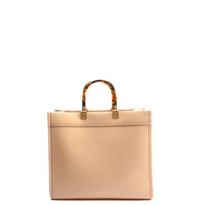 FENDI Medium Sunshine Shopper Tote - Nude (No Strap)