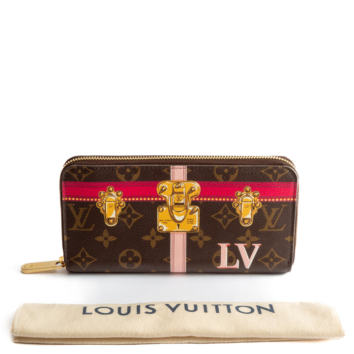 LOUIS VUITTON Monogram Summer Trunks Zippy Wallet