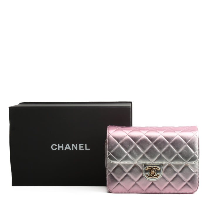 CHANEL Like A Wallet Flap - Metallic Pink