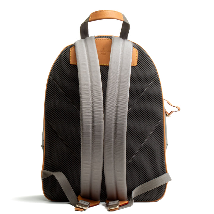 LOUIS VUITTON Monogram Titanium Backpack PM