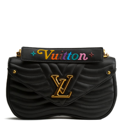 LOUIS VUITTON New Wave Chain Bag MM - Black