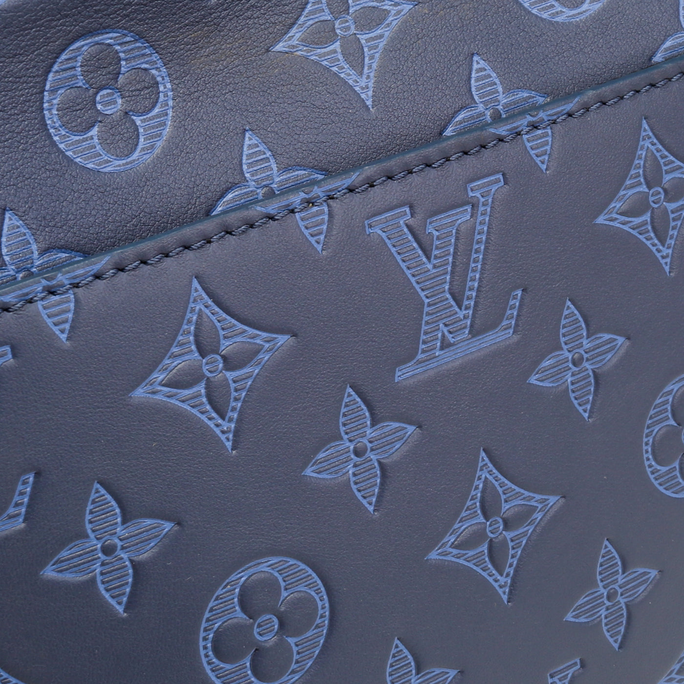 LOUIS VUITTON Monogram Shadow Duo Messenger - Blue