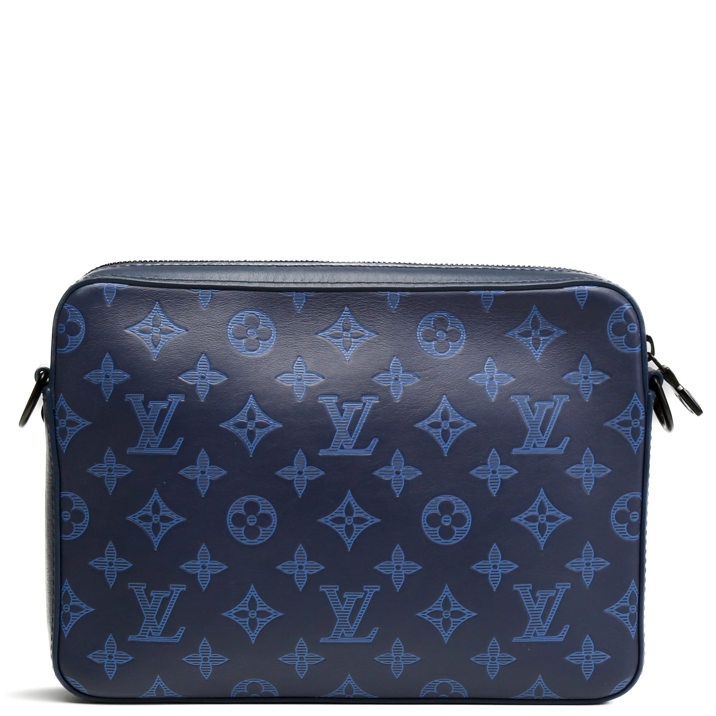 LOUIS VUITTON Monogram Shadow Duo Messenger - Blue