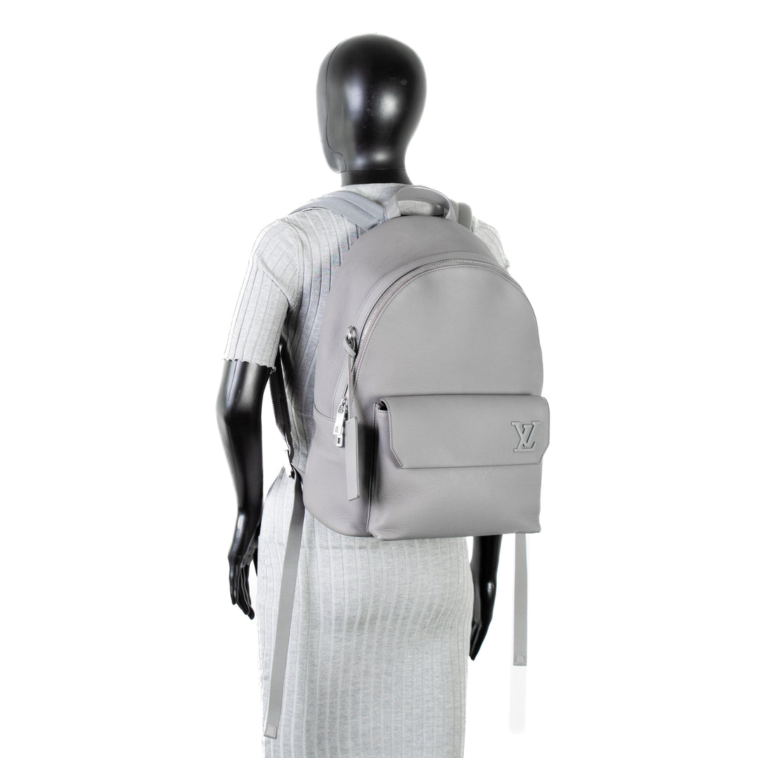 LOUIS VUITTON Aerogram Takeoff Backpack - Gray