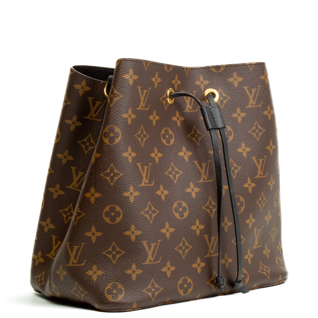 LOUIS VUITTON Monogram NeoNoe MM - Black