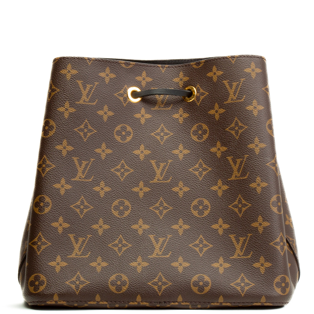 LOUIS VUITTON Monogram NeoNoe MM - Black