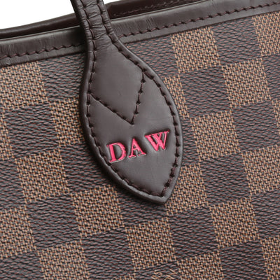 LOUIS VUITTON Damier Ebene Neverfull w/ pouch GM