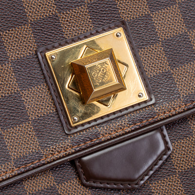 LOUIS VUITTON Damier Ebene Bergamo MM OUTLET FINAL SALE