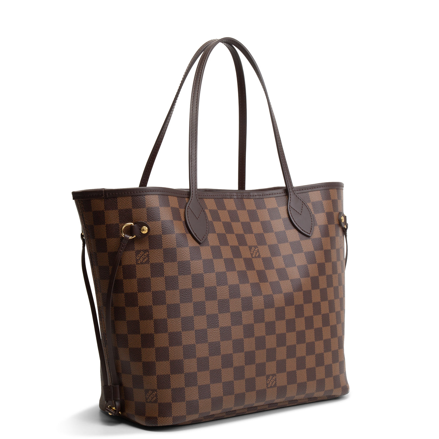 LOUIS VUITTON Damier Ebene Neverfull MM w/ pouch