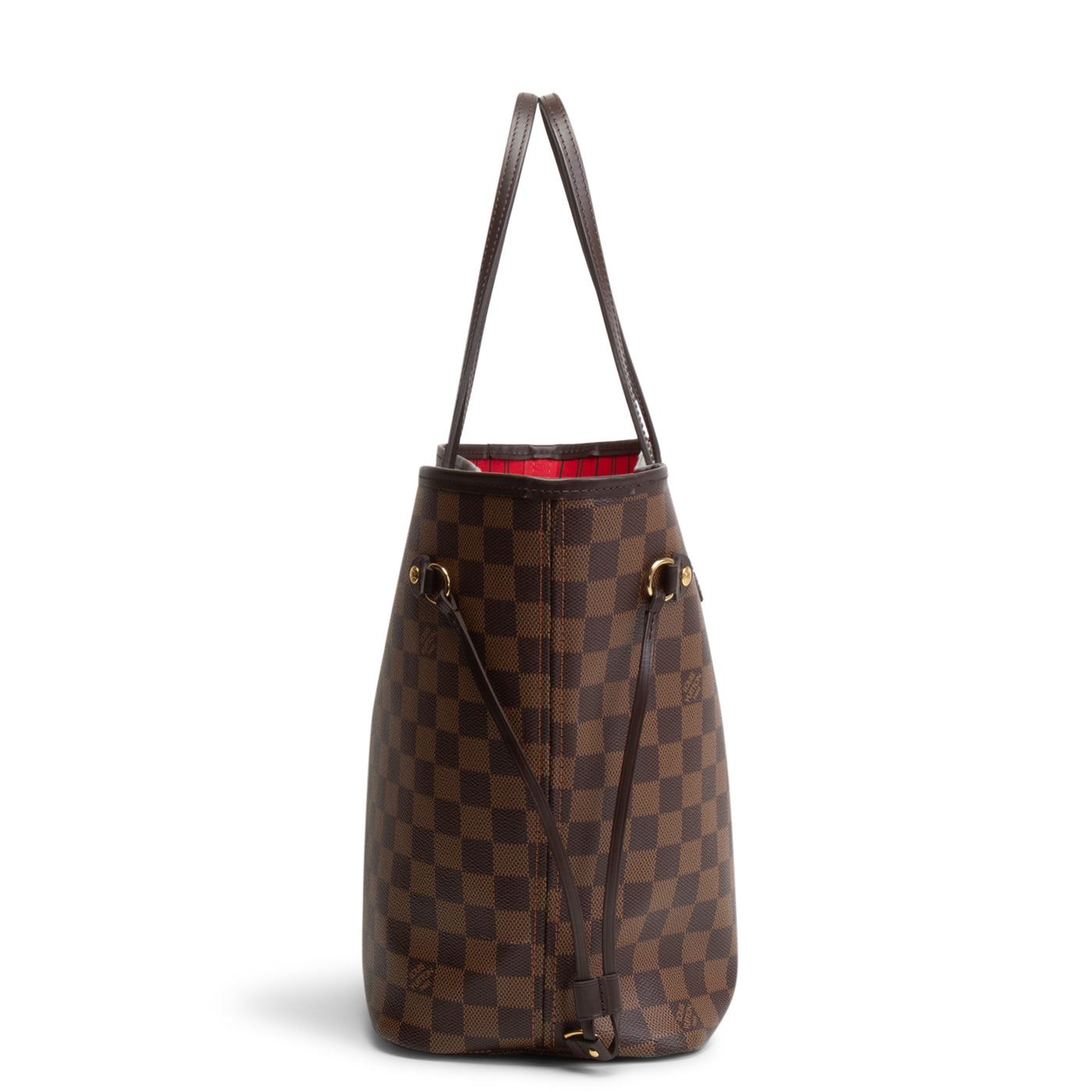 LOUIS VUITTON Damier Ebene Neverfull MM w/ pouch