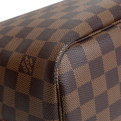 LOUIS VUITTON Damier Ebene Neverfull MM w/ pouch