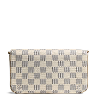 LOUIS VUITTON Fèlicie Pochette w/ Inserts- Damier Azur