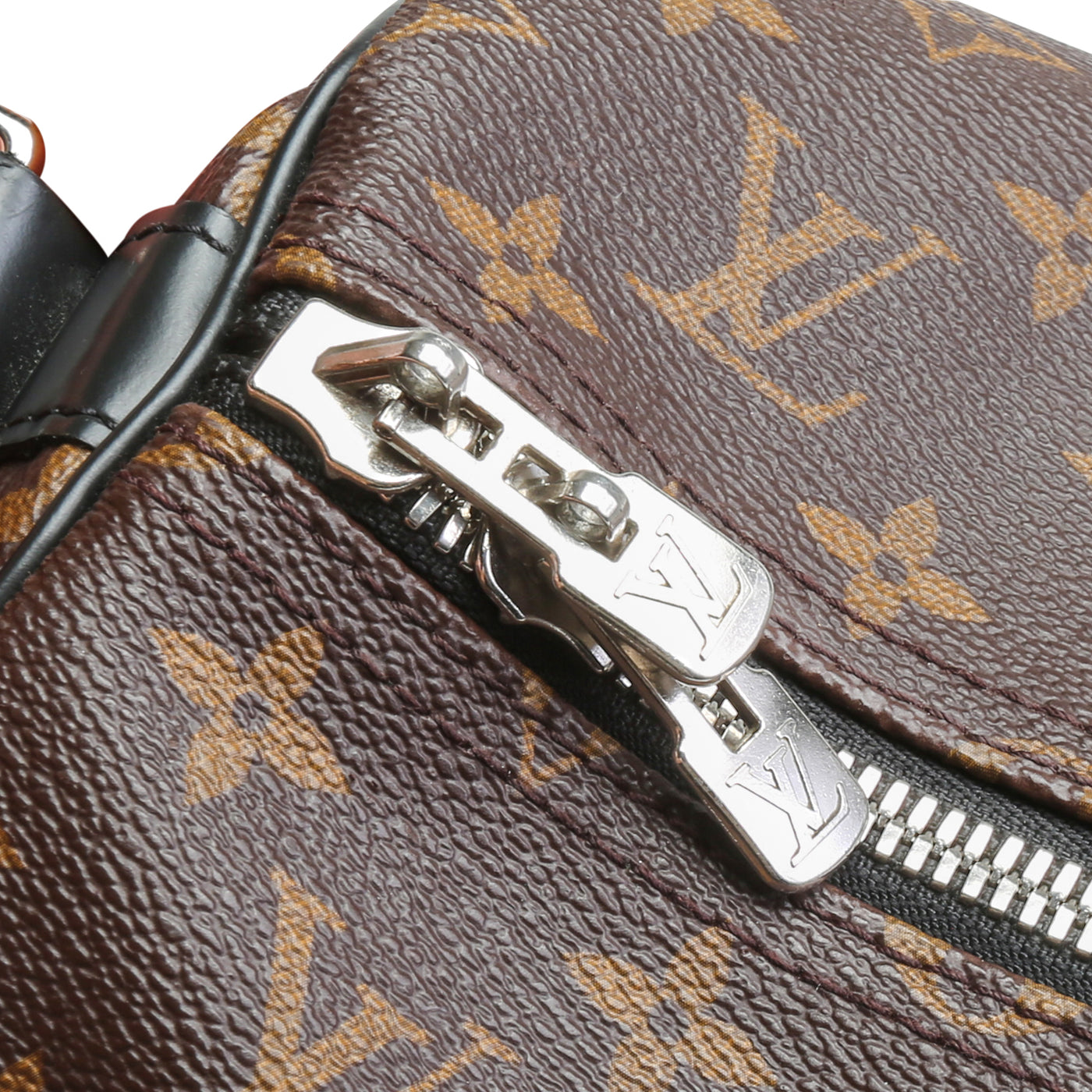 LOUIS VUITTON Monogram Macassar Keepall Bandouliere 55