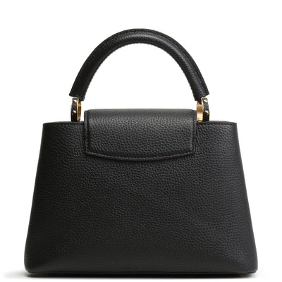 LOUIS VUITTON Taurillon Capucines BB - Black