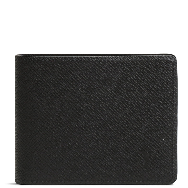 LOUIS VUITTON Taiga Slender Wallet - Black