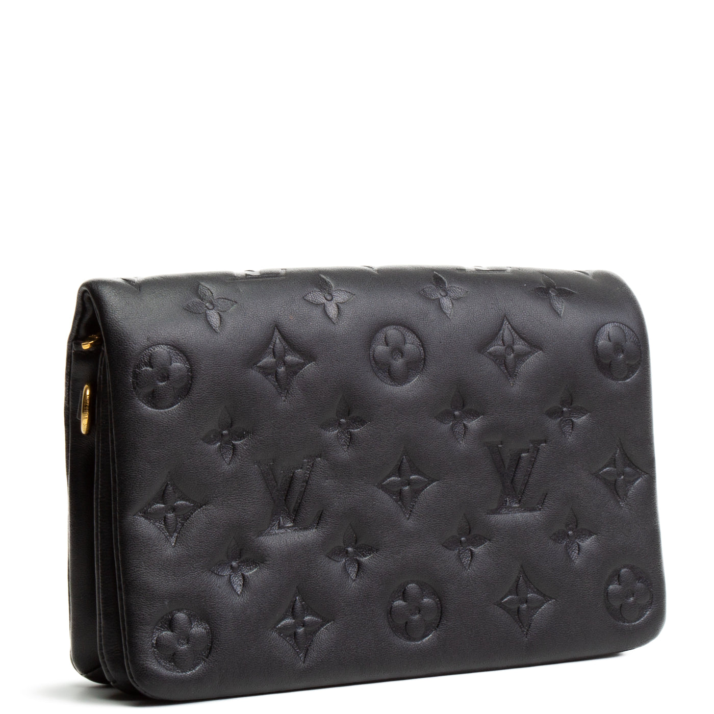 LOUIS VUITTON Monogram Empreinte Pochette Coussin - Black