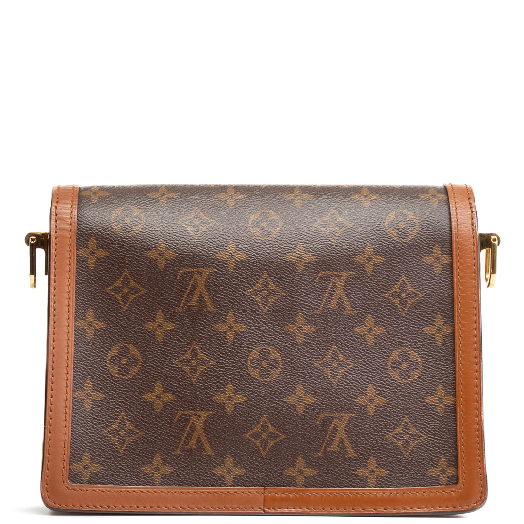 LOUIS VUITTON Reverse Monogram Dauphine MM Shoulder Bag