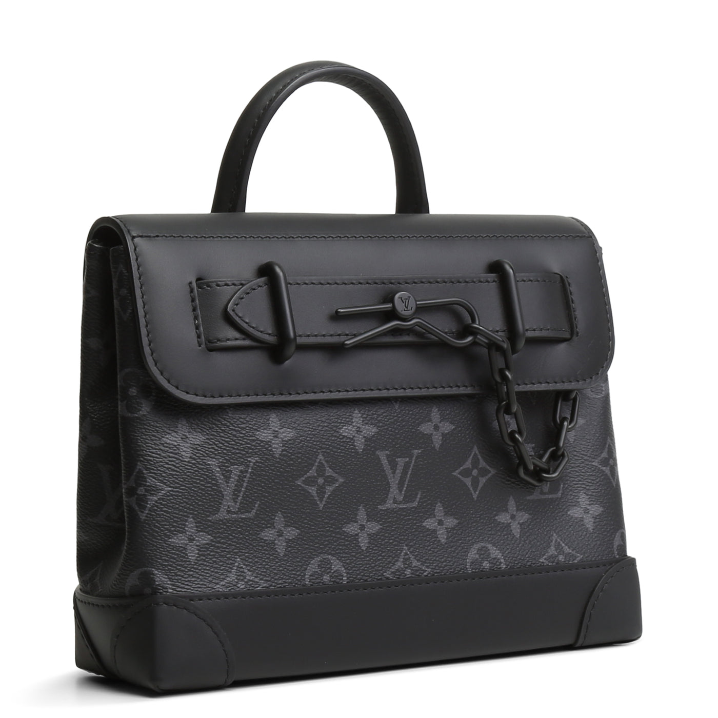 LOUIS VUITTON Monogram Eclipse Steamer PM