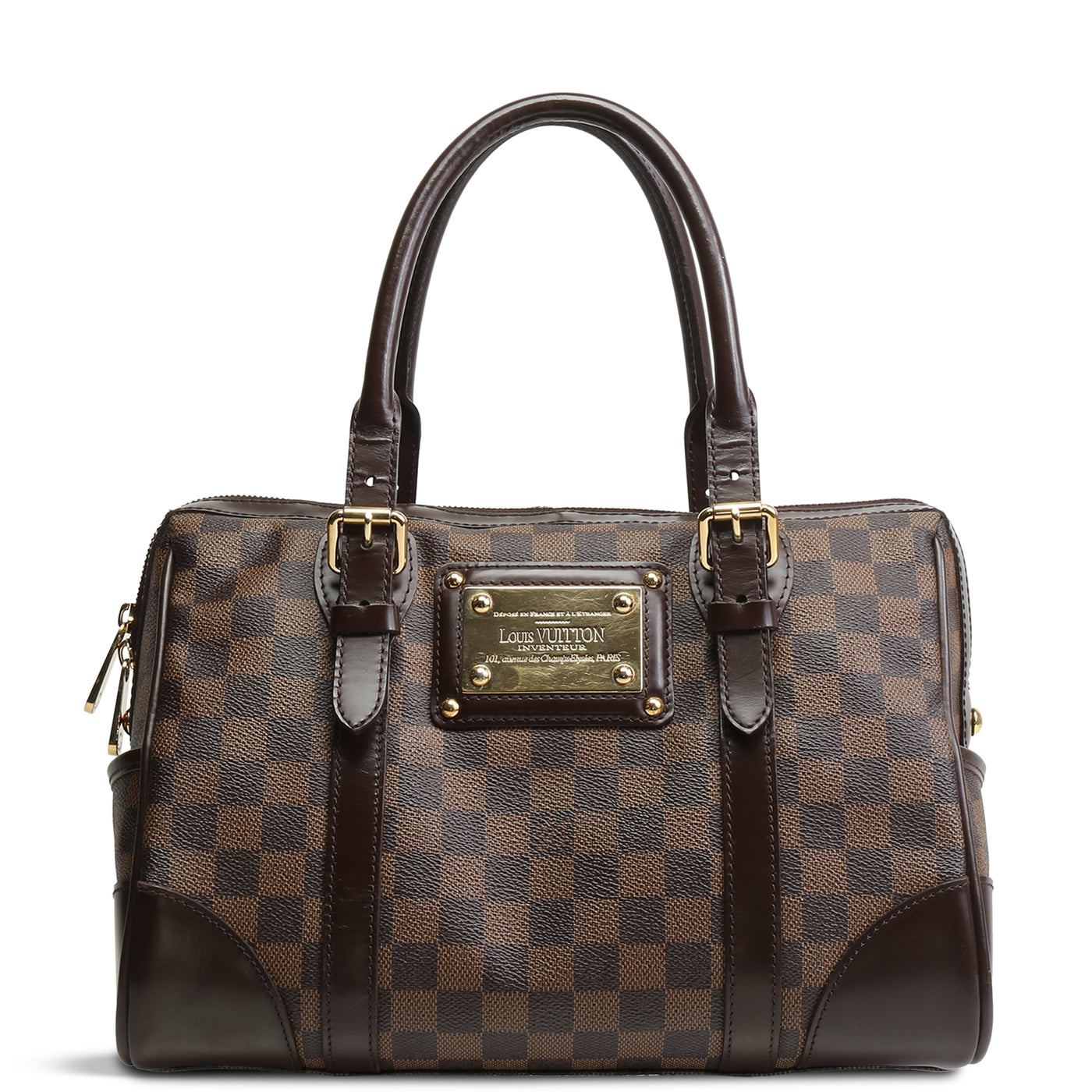 LOUIS VUITTON Damier Ebene Berkley Shoulder Bag