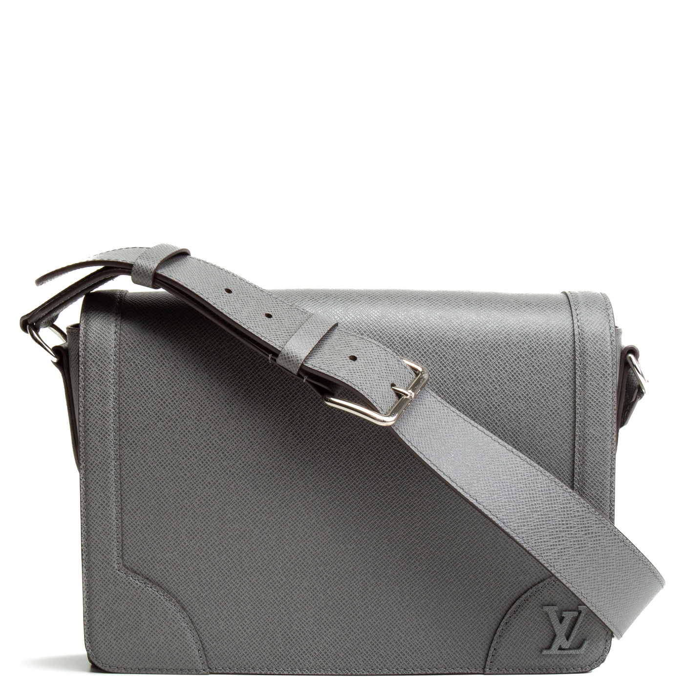 LOUIS VUITTON Taiga New Flap Messenger - Gris