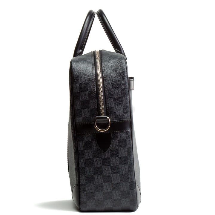 LOUIS VUITTON Damier Graphite Porte-Documents Voyage Messenger Bag