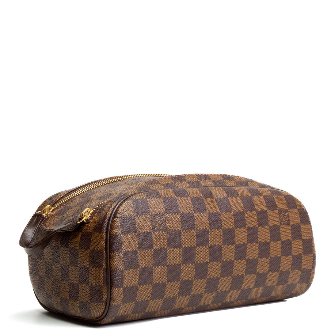 LOUIS VUITTON Damier Ebene Trousse Dopp Kit King Size OUTLET FINAL SALE