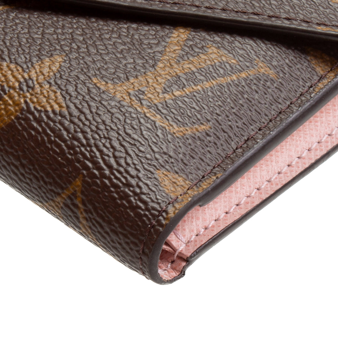 LOUIS VUITTON Monogram Victorine Wallet - Rose Ballerine