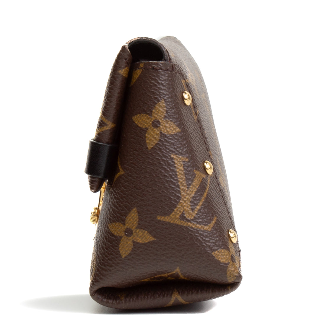 LOUIS VUITTON Monogram Triangle Crossbody Wallet