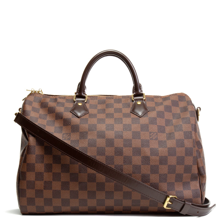 LOUIS VUITTON Speedy 35 Bandoulière - Damier Ebene