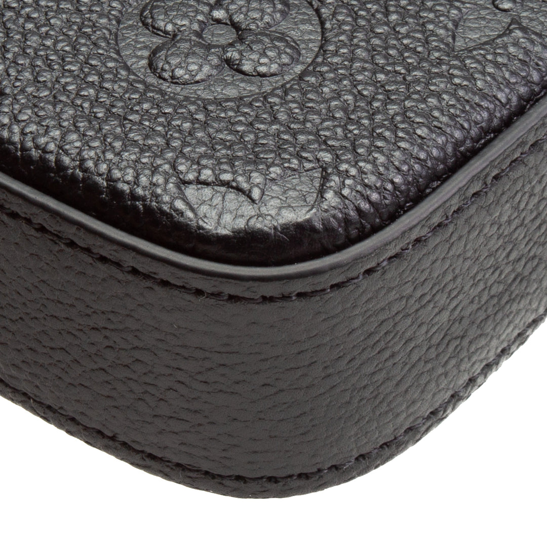 LOUIS VUITTON Monogram Empreinte Felicie Pochette  - Black