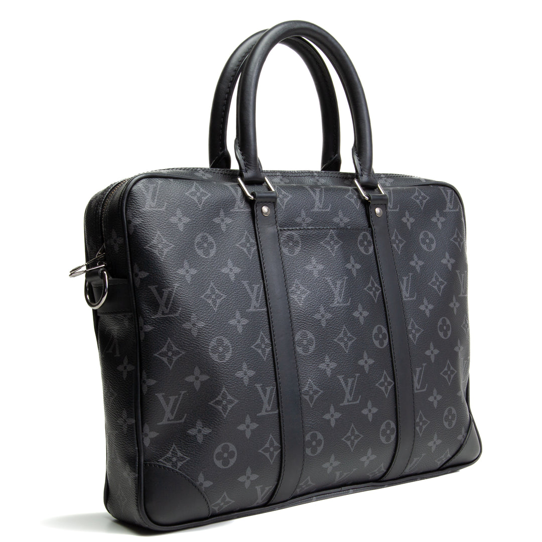 LOUIS VUITTON Monogram Eclipse Porte Documents Voyage