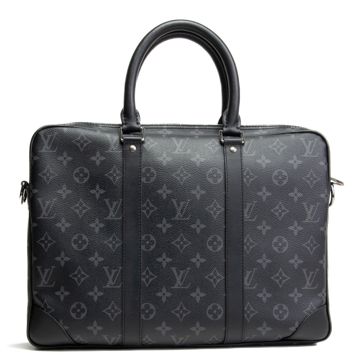 LOUIS VUITTON Monogram Eclipse Porte Documents Voyage