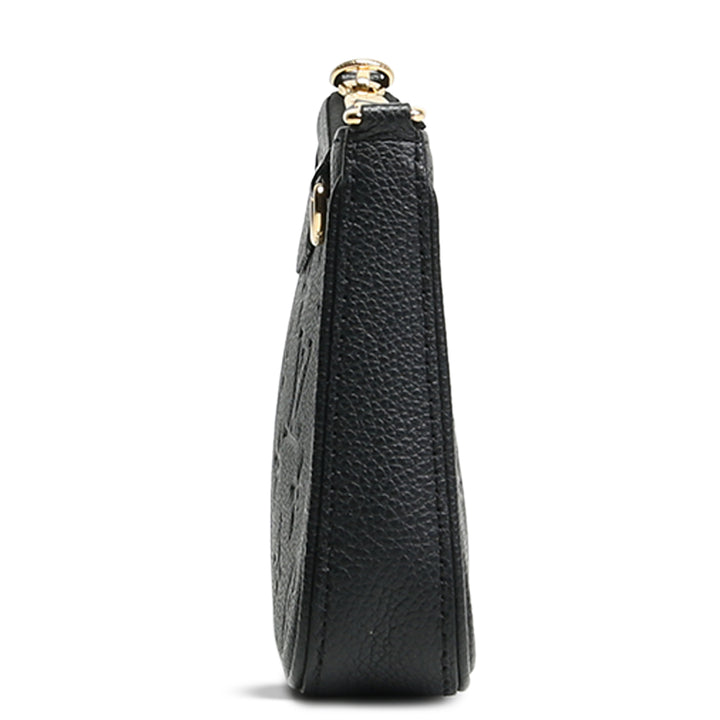 LOUIS VUITTON Easy Pouch On Strap- Monogram Empreinte - Black