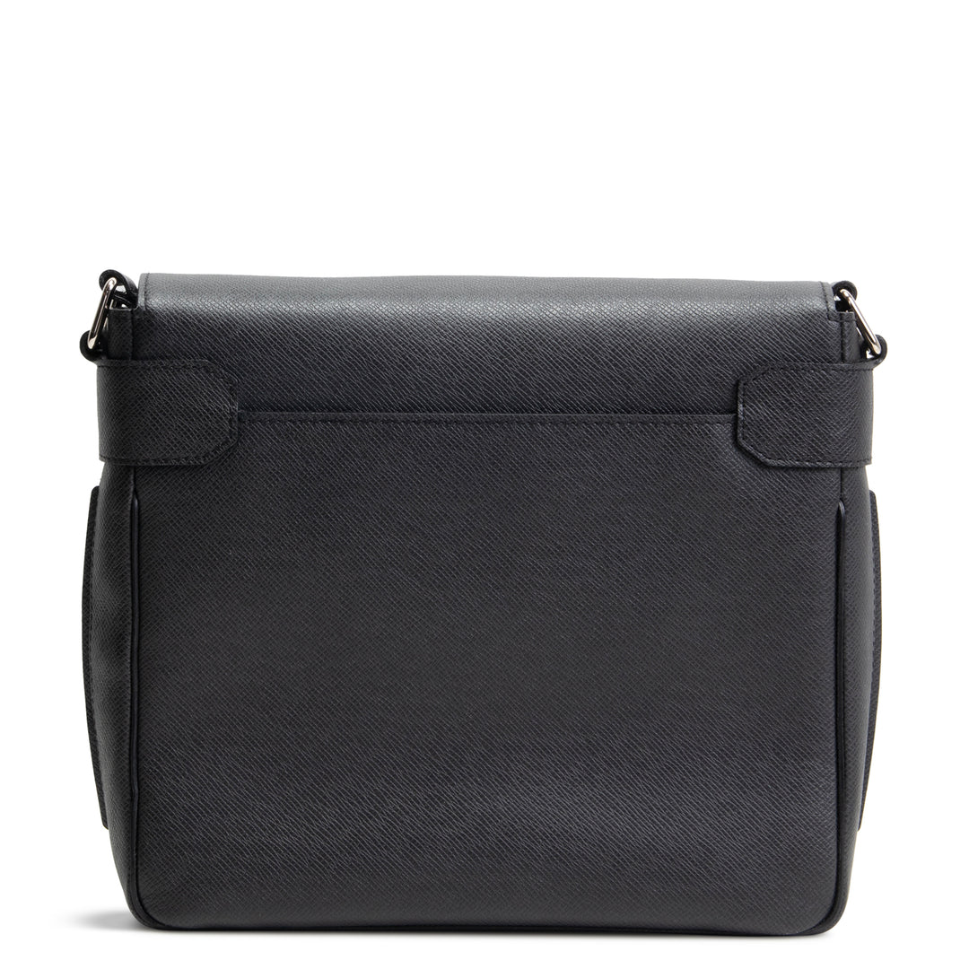 LOUIS VUITTON Taiga Roman Messenger Bag - Black