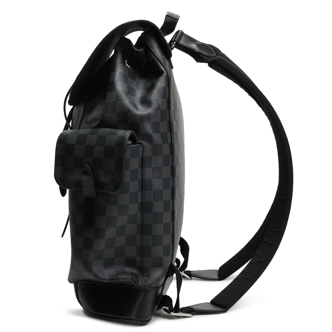 LOUIS VUITTON Damier Graphite Christopher Backpack MM