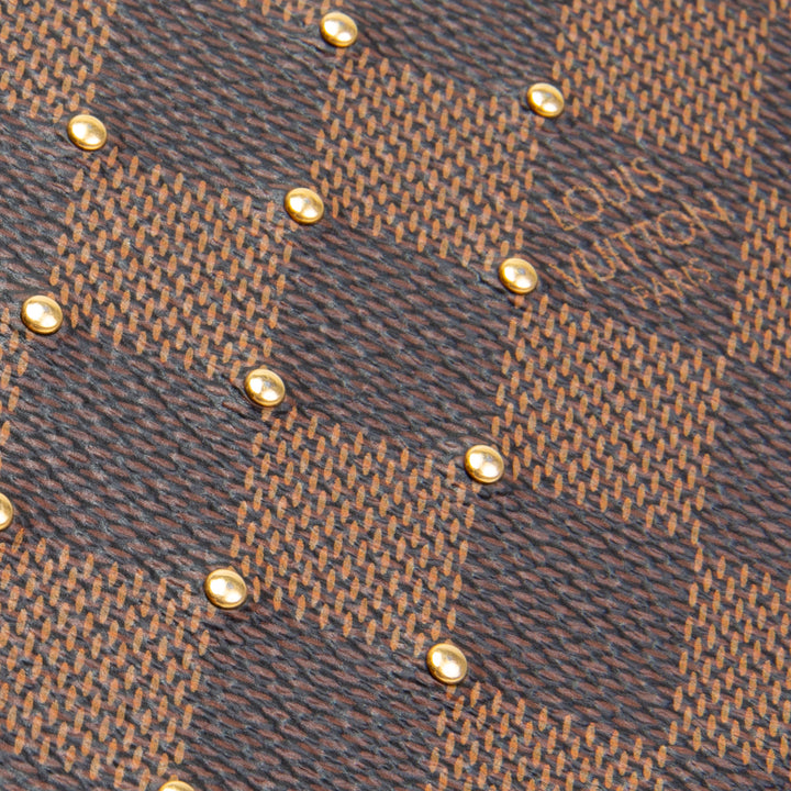 LOUIS VUITTON Studded Continental Wallet - Damier Ebene