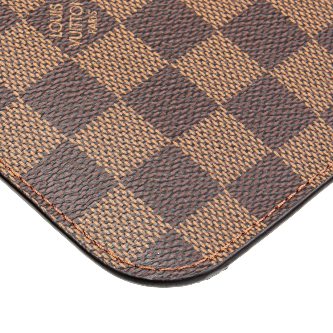 LOUIS VUITTON Damier Ebene Neverfull Pochette/Pouch