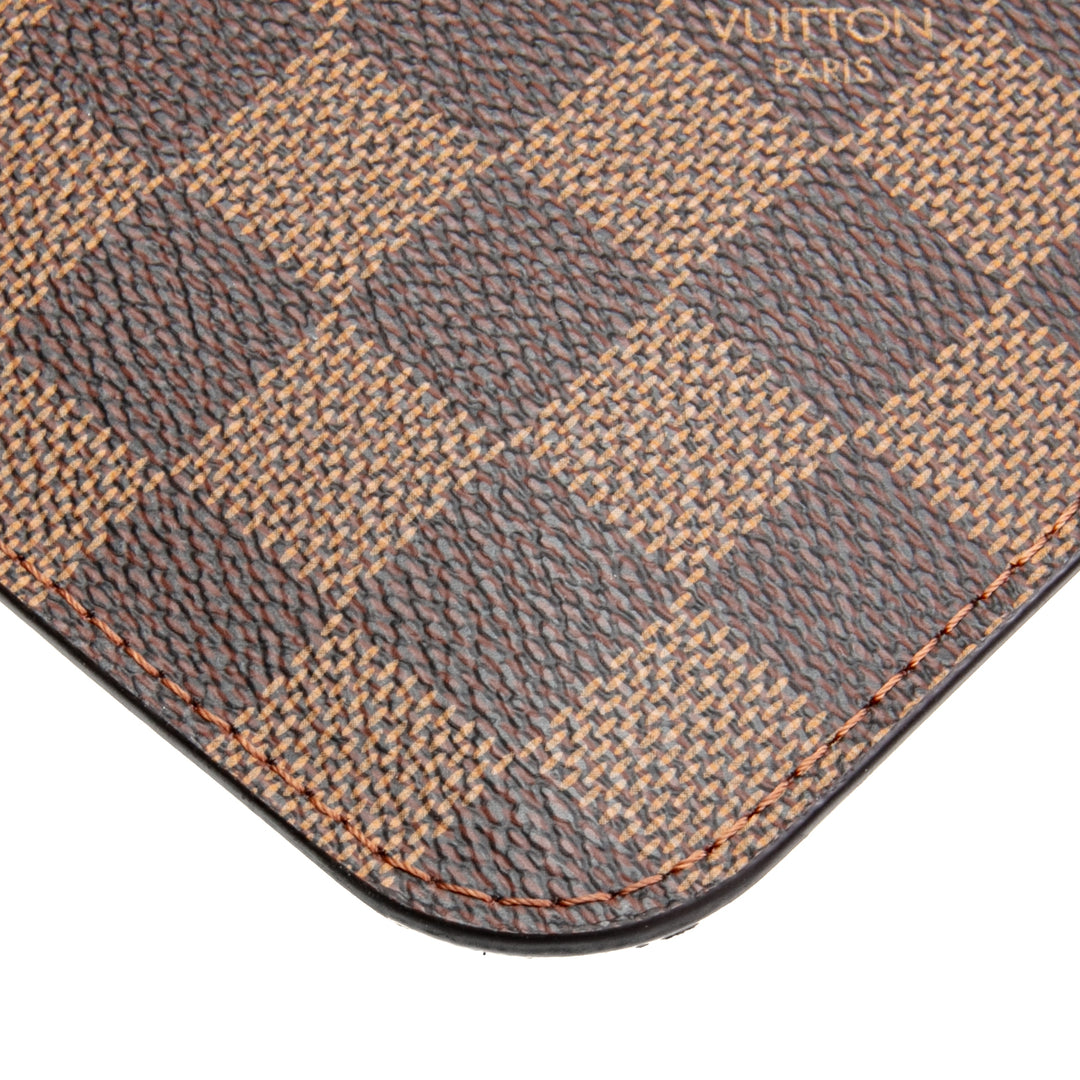 LOUIS VUITTON Damier Ebene Neverfull Pochette/Pouch