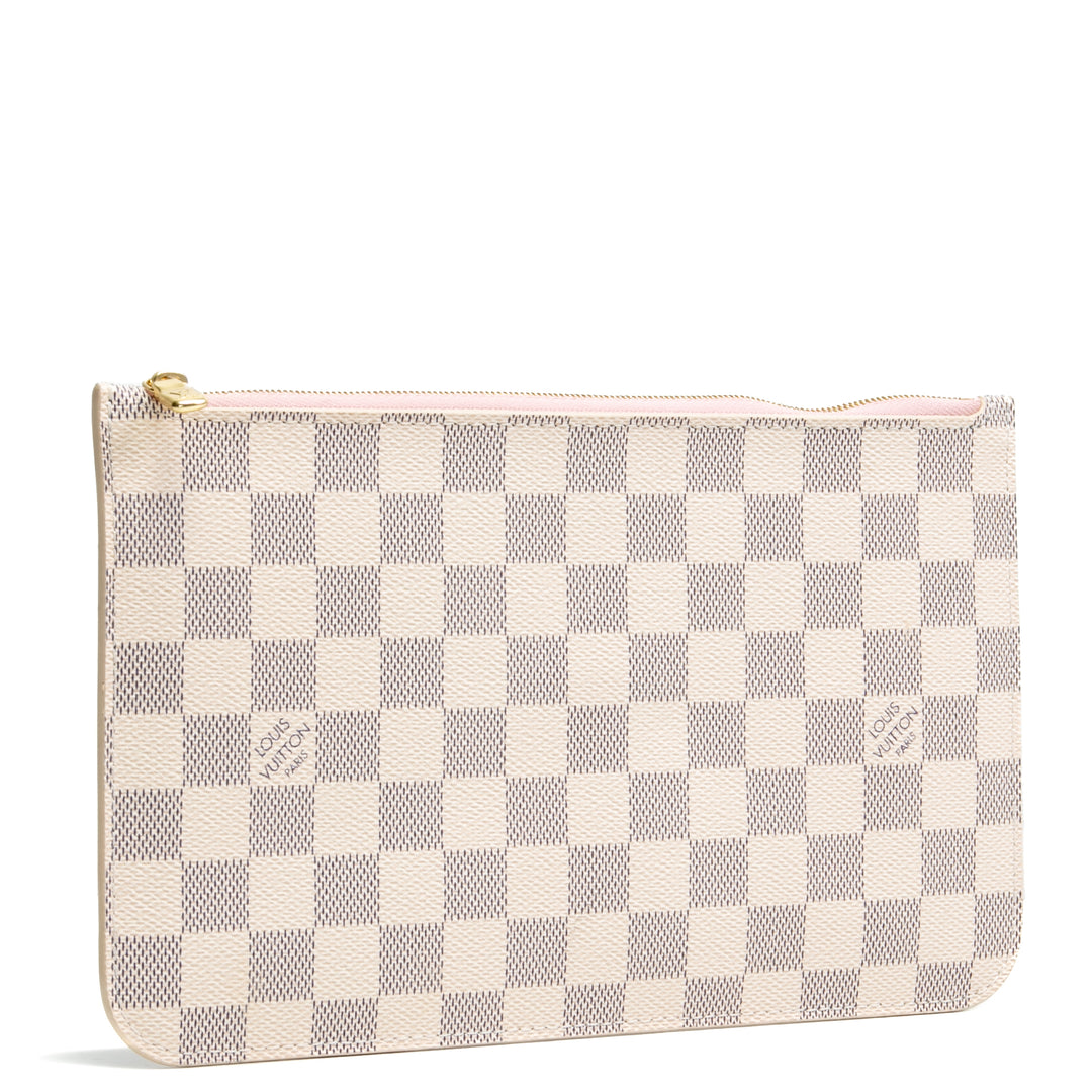 LOUIS VUITTON Damier Azur Neverfull Pochette/Pouch