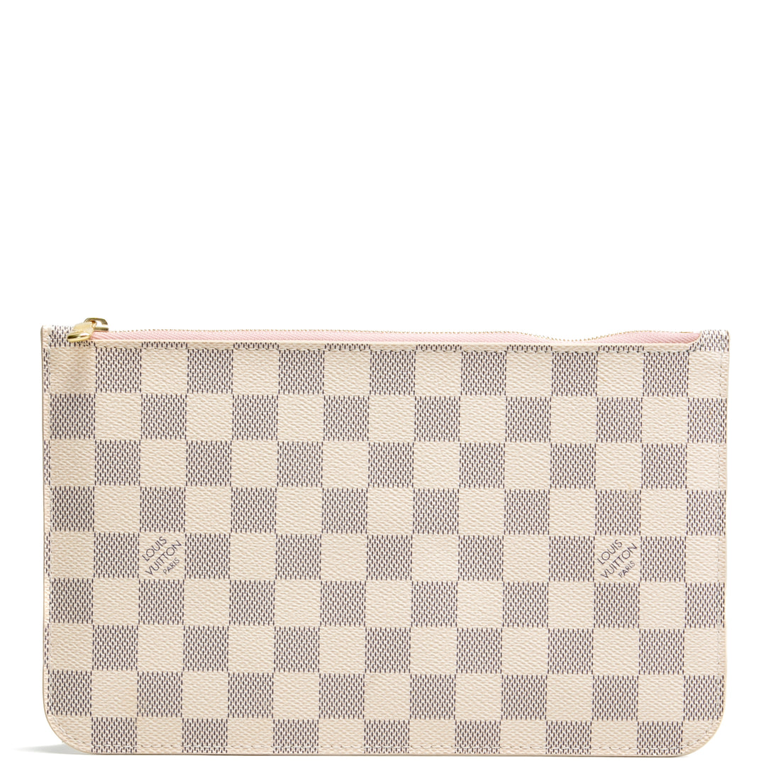 LOUIS VUITTON Damier Azur Neverfull Pochette/Pouch