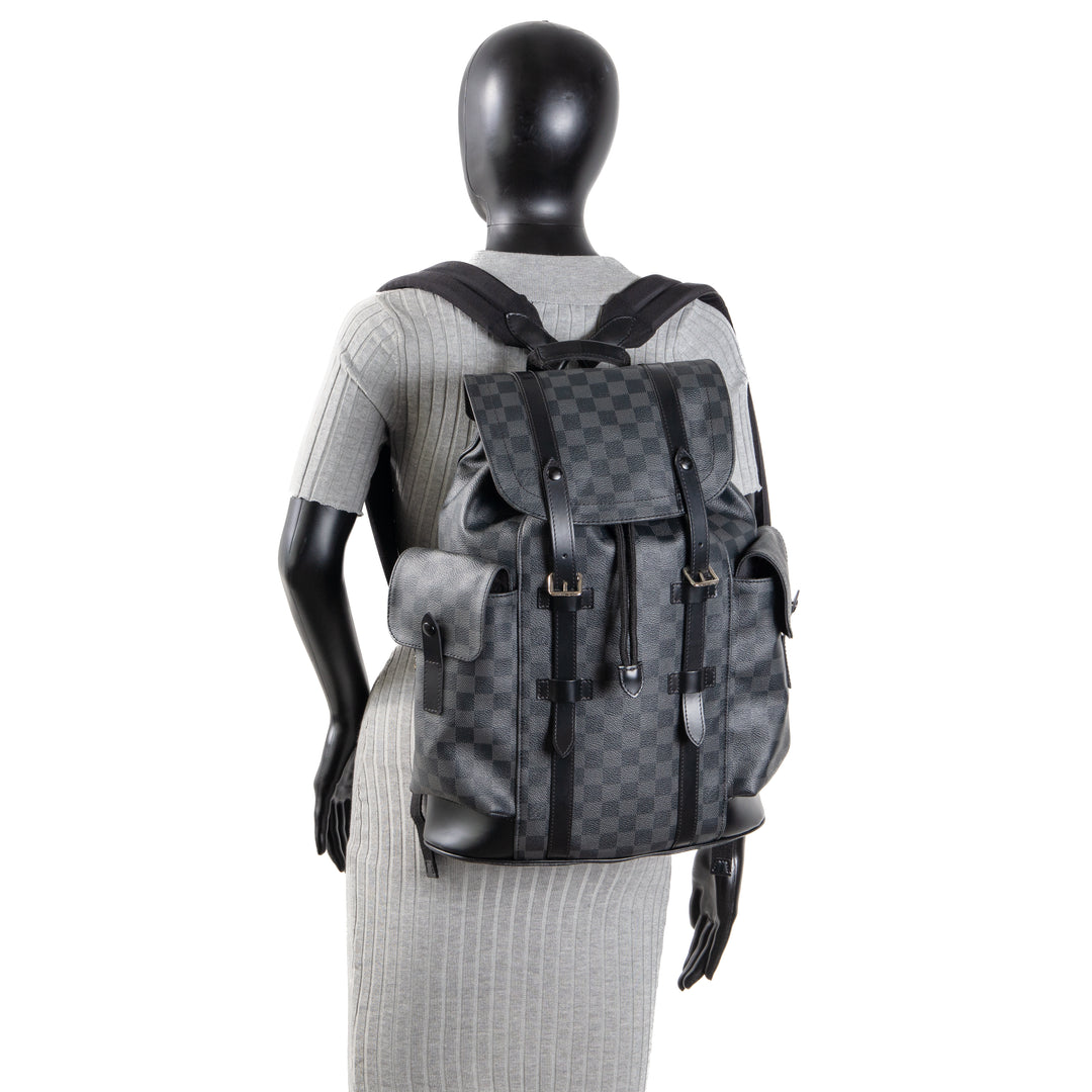 LOUIS VUITTON Christopher Backpack MM - Damier Graphite