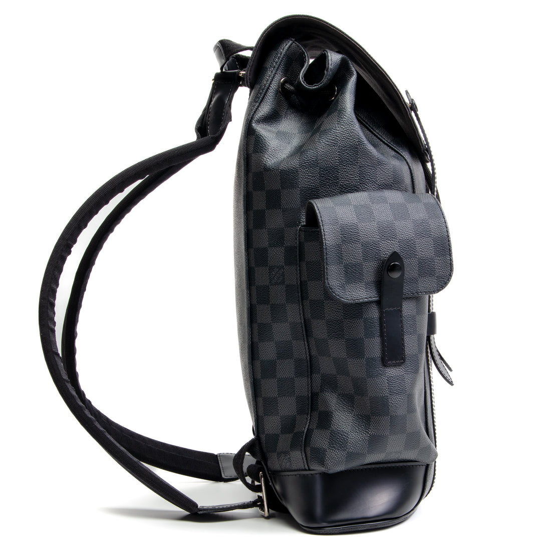 LOUIS VUITTON Christopher Backpack MM - Damier Graphite