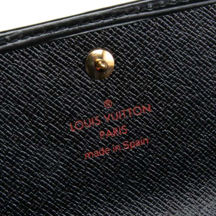 LOUIS VUITTON Vintage Sarah Wallet - Black