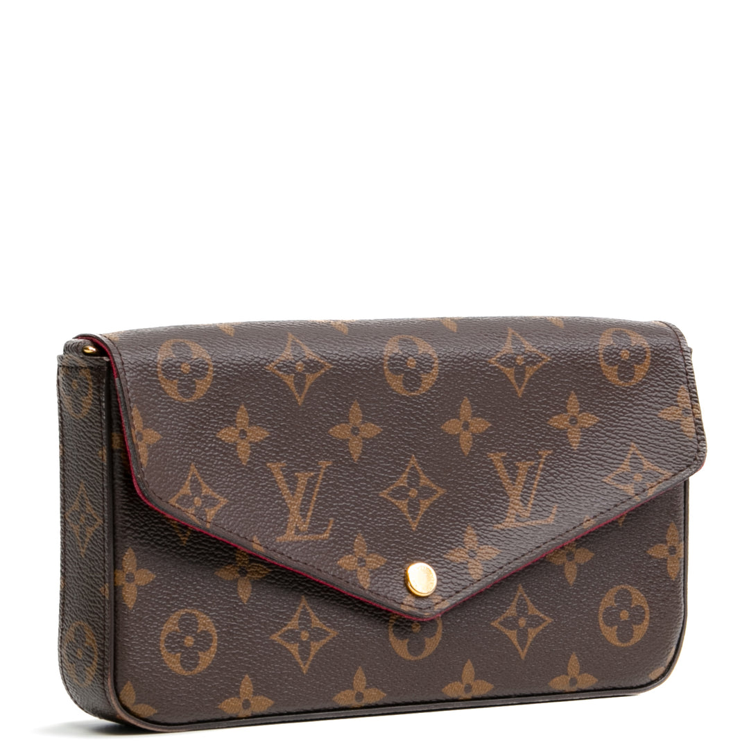 Louis Vuitton - Felicie Pochette Monogramm - mit/ 2 Einsätzen