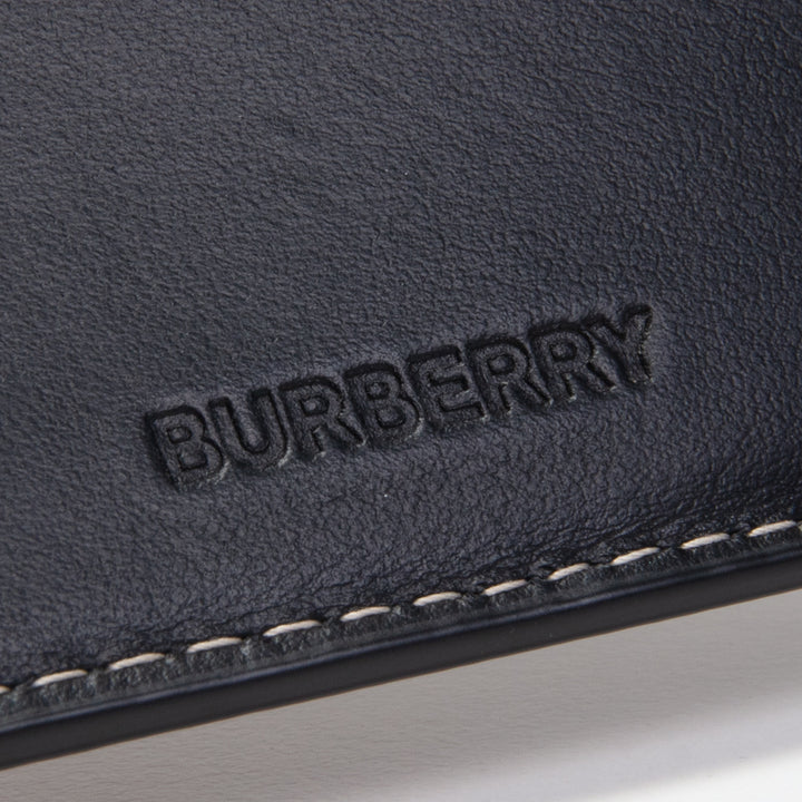 BURBERRY Check & Leather Bifold Wallet