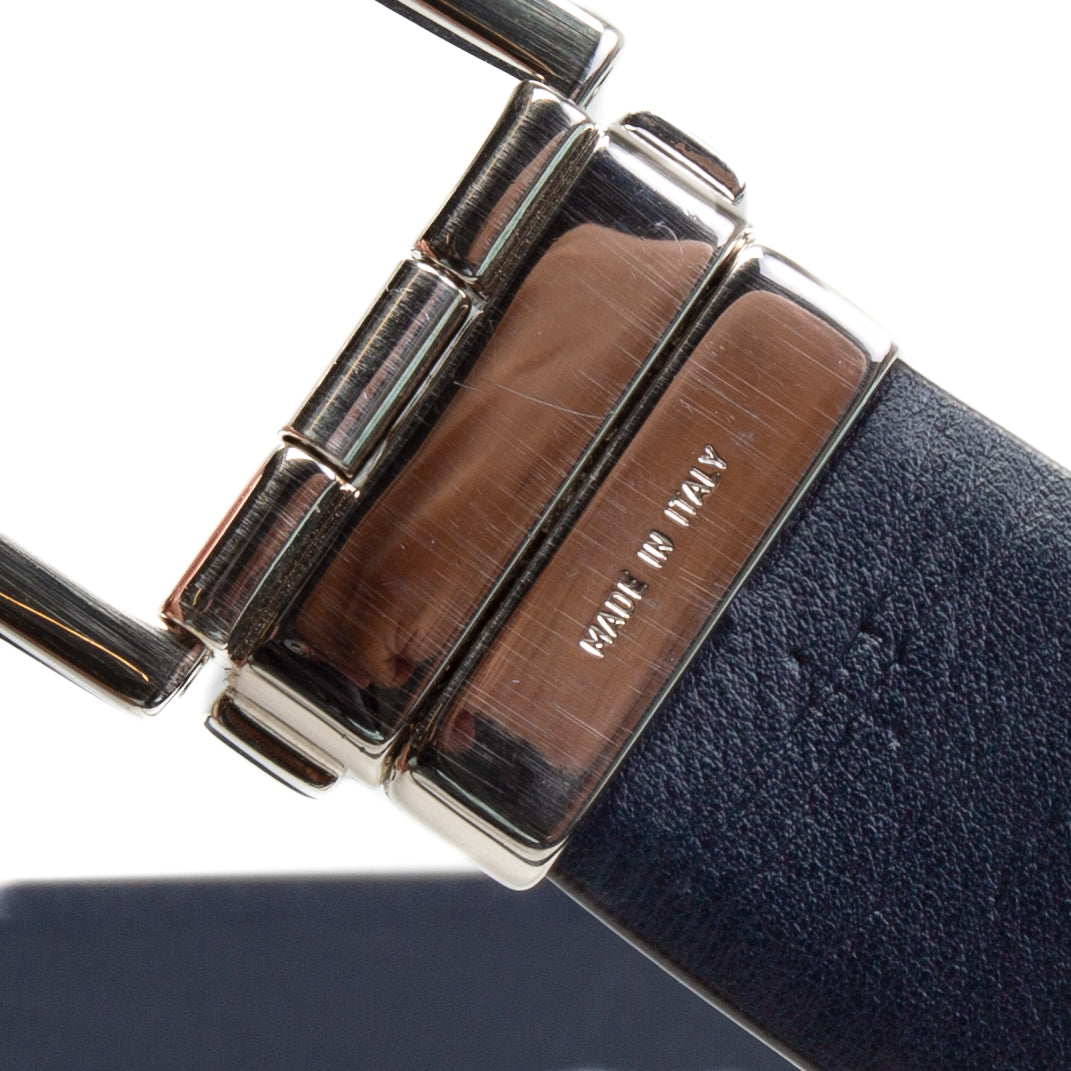 PRADA Reversable Double Wrap Leather Belt