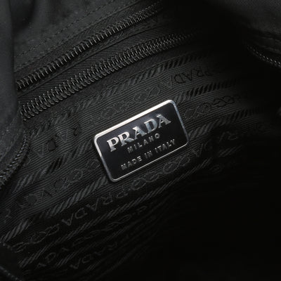 PRADA Tessuto Nylon Tote - Black - OUTLET FINAL SALE