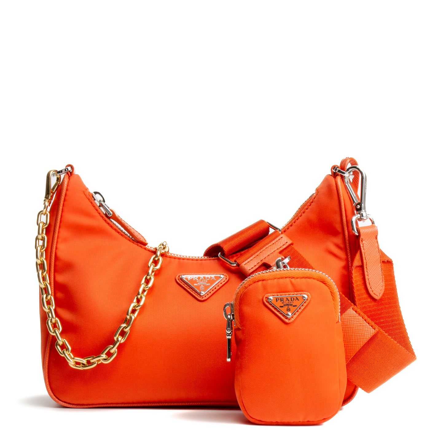 PRADA Re-Edition 2005 Shoulder Bag - Orange