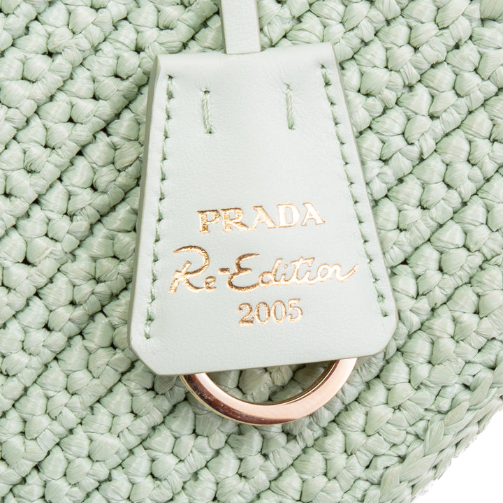 PRADA Re-Edition 2005 Crochet Bag- Seafoam