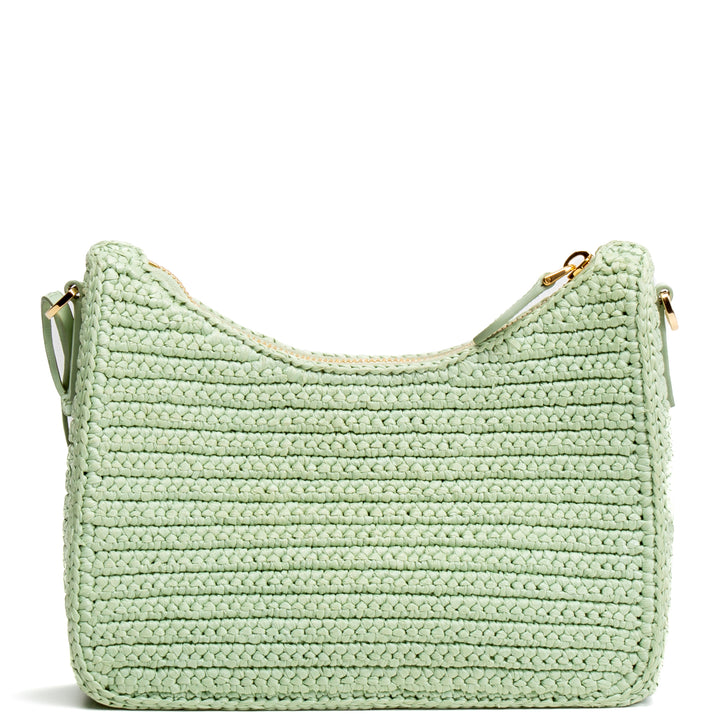 PRADA Re-Edition 2005 Crochet Bag- Seafoam